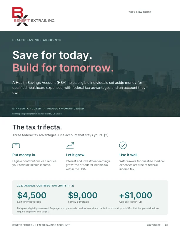 2027 Health Savings Accounts Guide by Benefit Extras